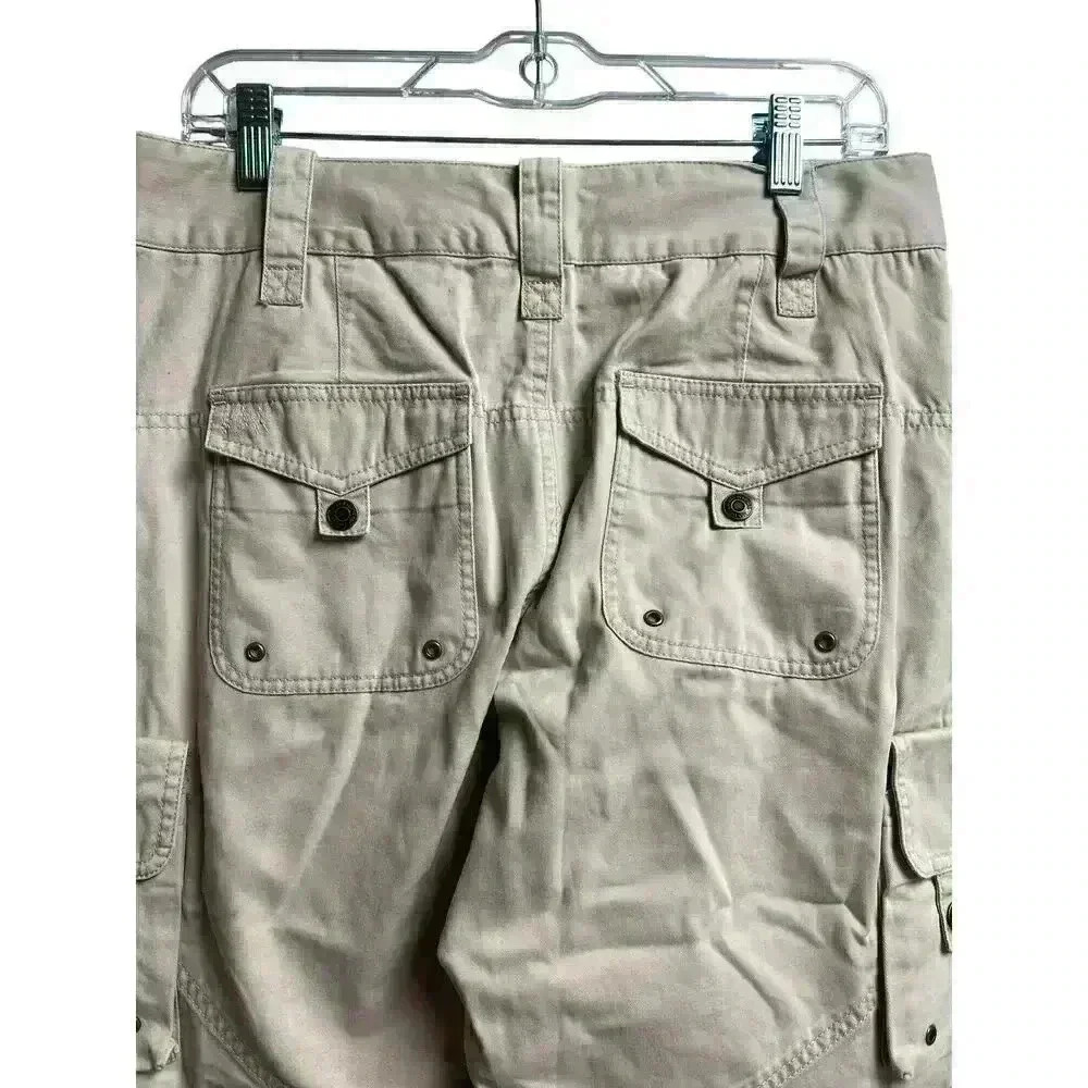 Lauren Jeans Company Ralph Lauren Khaki Women's Size 8 Paratrooper Cargo Pants - Picture 9 of 10